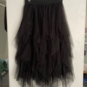 Black tulle skirt, brand new never worn